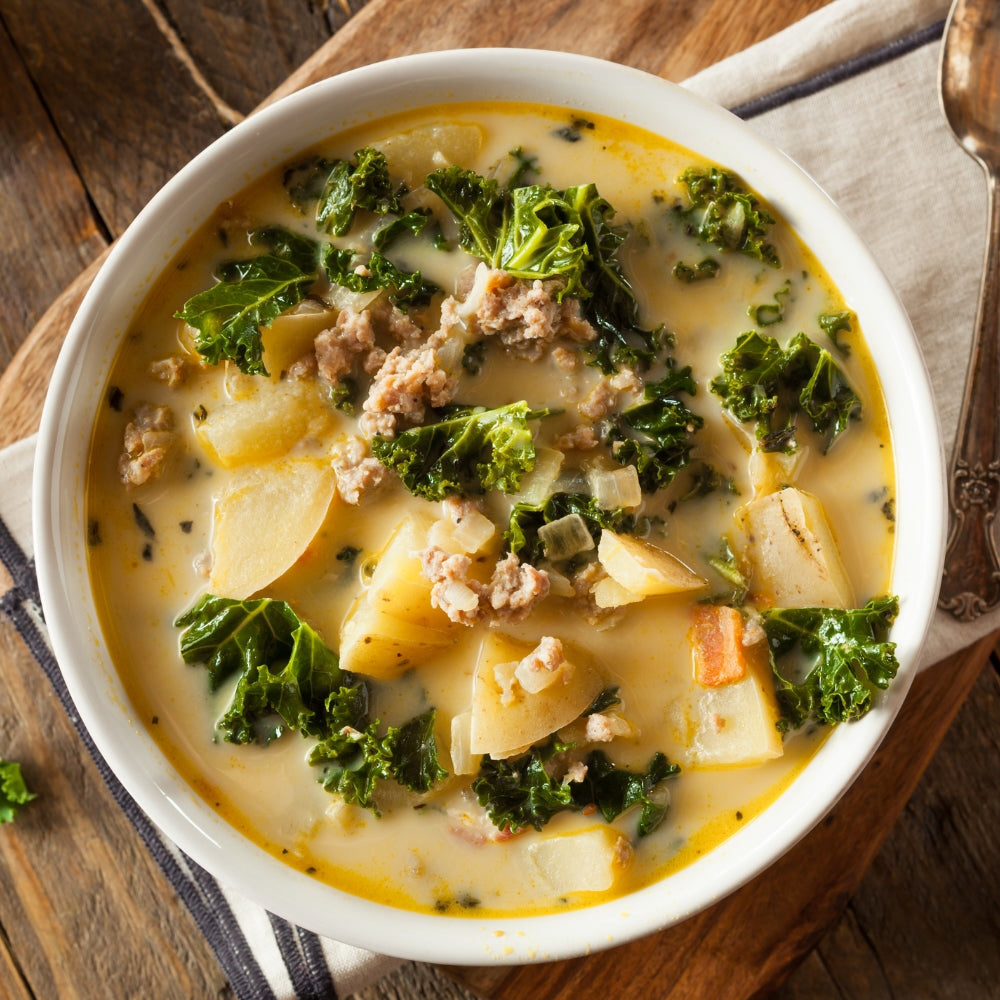 Sausage, Kale & White Bean Soup